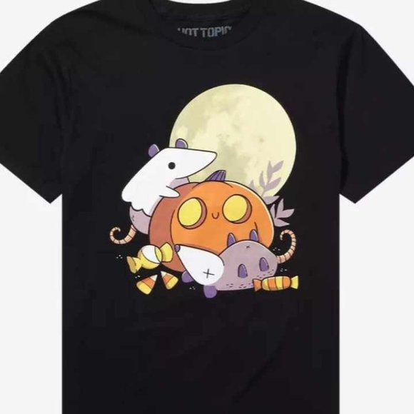 Opossum Pumpkin Tee Shirt M New Tags - Picture 2 of 2